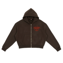 Load image into Gallery viewer, Cult Fleece Zip-Up Boxy Hoodie
