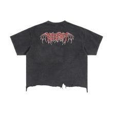 Load image into Gallery viewer, GGW Vintage Wash Boxy Distressed Hem T-Shirt
