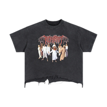 Load image into Gallery viewer, CULT Vintage Wash Boxy Distressed Hem T-Shirt
