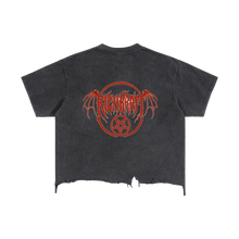 Load image into Gallery viewer, CULT Vintage Wash Boxy Distressed Hem T-Shirt
